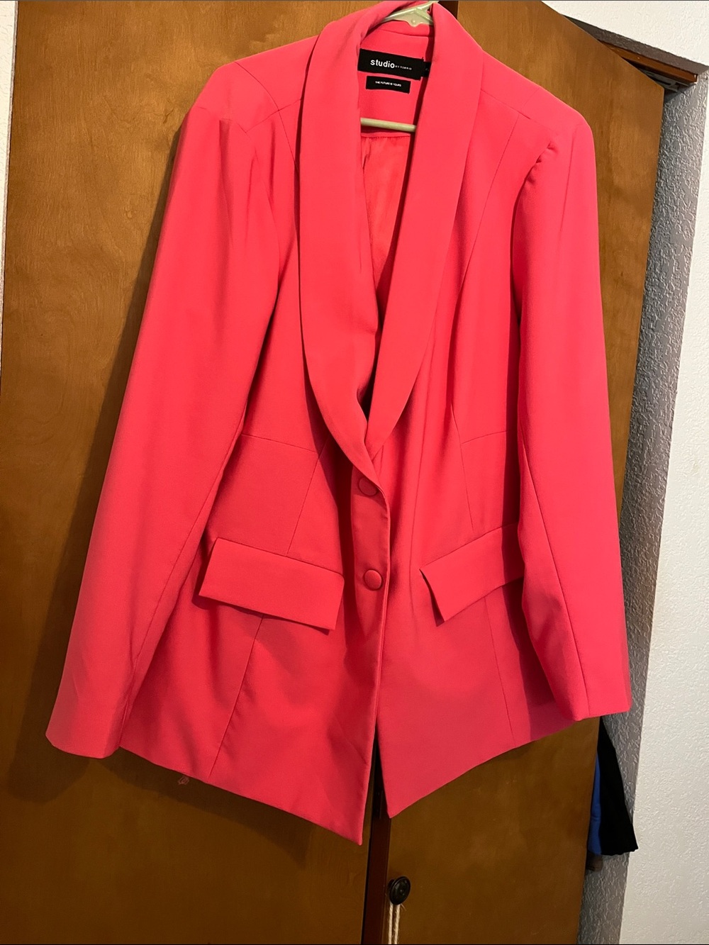 torrid Bright Pink Shawl Collar Blazer